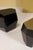 Three Rocks High Side Table in Black Glass from Insidherland For Sale - Image 6 of 10