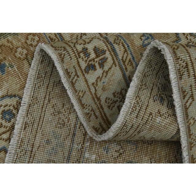 1970s Vintage Persian Handknotted Wool Orange Oversize Area Rug For Sale - Image 4 of 11