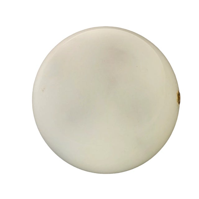 White White Modern Marble Sphere Round Ball Art Sculpture For Sale - Image 8 of 8
