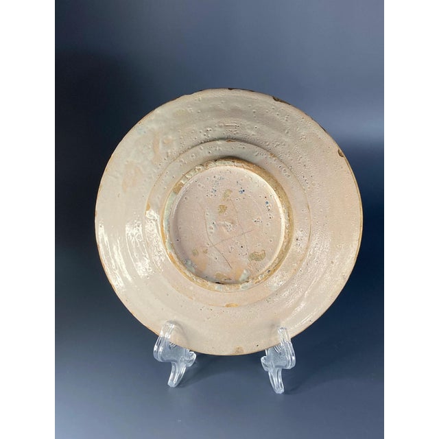 Blue Antique Catalan Dish in Spanish Ceramic, 1700s For Sale - Image 8 of 10
