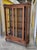 Antique Carved Quartered Oak Paine's Furniture Sliding Glass Door Bookcase C1890-1910 For Sale - Image 15 of 18