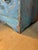 American Early American Blue Painted Chest of Drawers With Two Long Drawers, Ogee-Form Base in Front and Sides For Sale - Image 3 of 9
