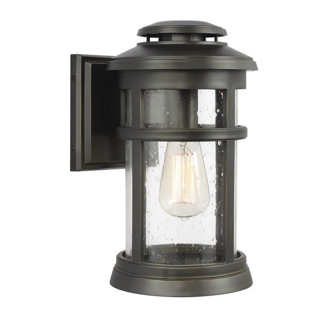 Transitional Sean Lavin By Visual Comfort Studio Newport Small Lantern in Antique Bronze For Sale - Image 3 of 3