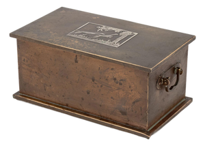 Smith Metal Arts Co. Sterling Silver and Bronze Casket
