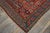 Charming Old Persian Quchan Kordi Rug With Red Background Color a Geometric Design For Sale - Image 12 of 12