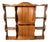 Curly Maple Wall Rack Curio Shelves Plate Rack For Sale