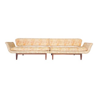 Rare Early Edward Wormley for Dunbar Two-Piece Gondola Sectional Sofa For Sale