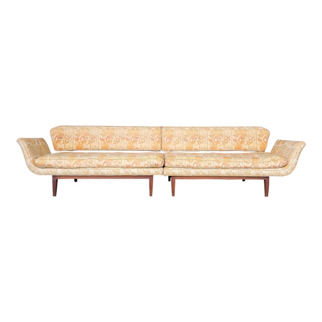Rare Early Edward Wormley for Dunbar Two-Piece Gondola Sectional Sofa For Sale