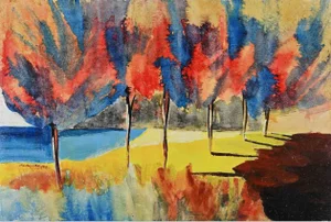 Landscape, Oil on Canvas, 1975