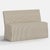 Spritely Home Slipcover for Stoffer Home x Cloth & Company for Lindy Slipcover Dining Banquette in Jane Stripe Burlap For Sale - Image 4 of 7