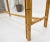 Mid-Century Modern Bamboo Glass Top Console Sofa Table For Sale - Image 12 of 13