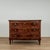 Grand 18th century Italian three drawer bow front chest hand crafted in walnut featuring burled walnut panels, cross...