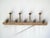 1930s Wall-Mounted Coat Rack in Bamboo, 1930s For Sale - Image 5 of 6