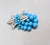 Turquoise Vintage Wwi Era Verified Miriam Haskell Book Piece Faux-Turquoise Beaded Dress Clip For Sale - Image 8 of 11