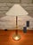 Modern 1980s Small Brass Telescoping Table Lamp For Sale - Image 3 of 7