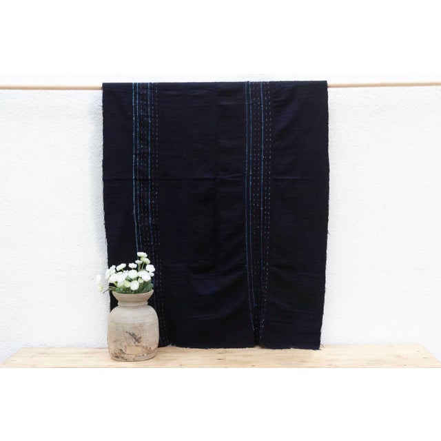 Bluvia Indigo Mud Cloth For Sale In Los Angeles - Image 6 of 6