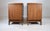 Mid-Century Modern 1960's Walnut Banded Commodes Chests of Drawers, Pair For Sale - Image 3 of 12