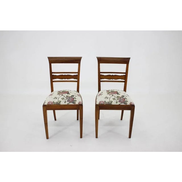 Brown Set of Side Chairs, Czechoslovakia, 1950s For Sale - Image 8 of 11