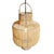 Raw wicker hand woven pendant light. Each may vary slightly in natural tones, handmade form, and inherent imperfections....