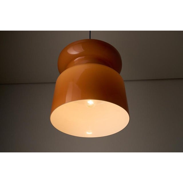 Pendant in Caramel Acrylic attributed to Filippo Mariucci for Guzzini, 1960s For Sale - Image 6 of 9