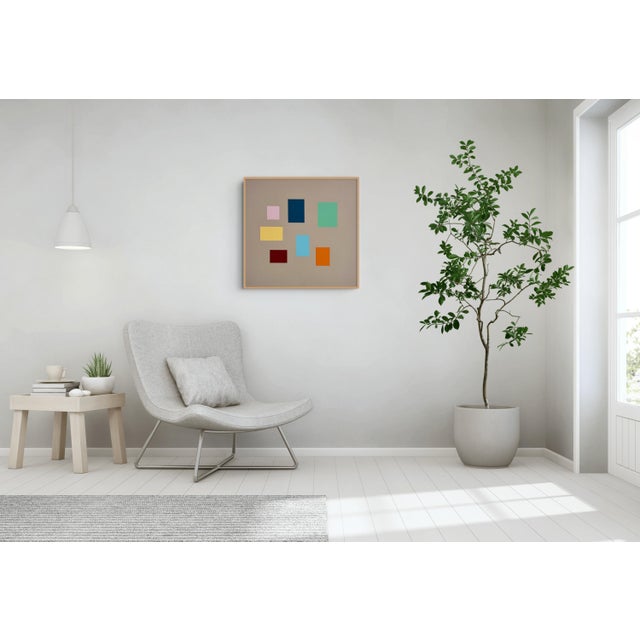 Abstract Contemporary Abstract Acrylic on Birch Panel "Certain Doubts" by Tom McGlynn For Sale - Image 3 of 6