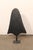 A Naga rain shield, on custom iron stand, from the Northeastern part of India's border with Myanmar (Burma), from the mid...