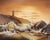 Walter Sherwood (Canada) (1874-1950) ) Untitled (sunset landscape with lighthouse) Oil painting on canvas Signed to the...