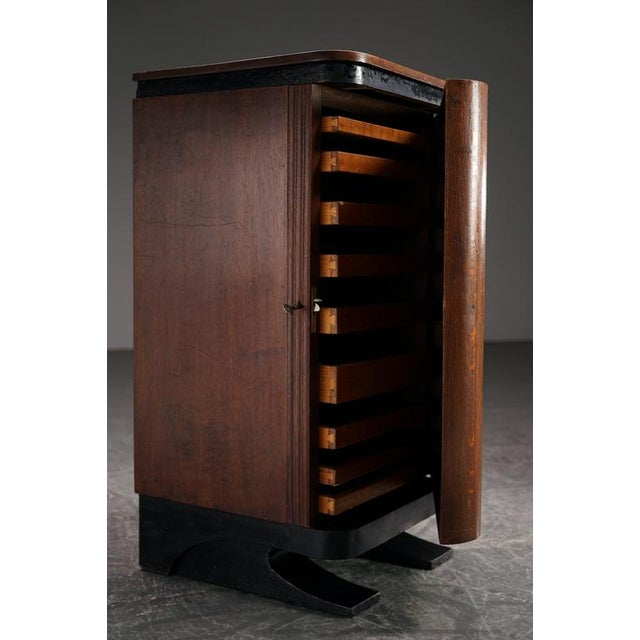 Vintage Art Deco Cabinet in Wood, 1930s For Sale - Image 5 of 17