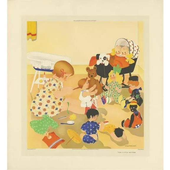 1930s Willy Schermelé, The Little Mother, 1937, Print For Sale - Image 5 of 5