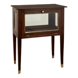 Antique English Mahogany Tea and Dessert Serving Table ~ Cabinet