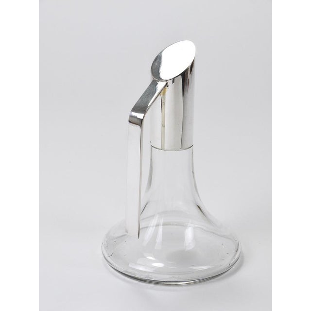 Silver & Crystal Riedel Mesa Carafe, Italy, 1980s For Sale - Image 3 of 18