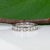 2020s Diamond Estate Band With 9 Earth-Mined Diamonds in Solid 14k Gold, Size 6.75 For Sale - Image 5 of 8