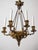 Metal Smaller Neo-Gothic Six-Arm Chandelier For Sale - Image 7 of 8