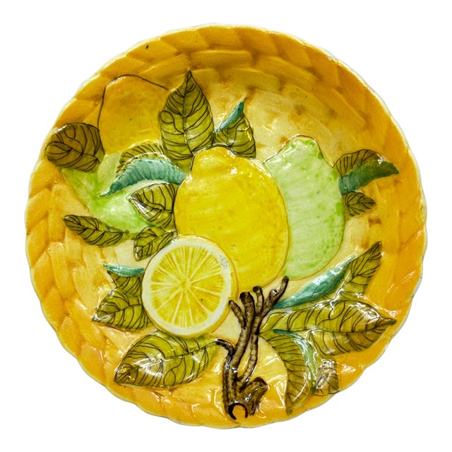 Vintage Ceramic Decorative Plate For Sale