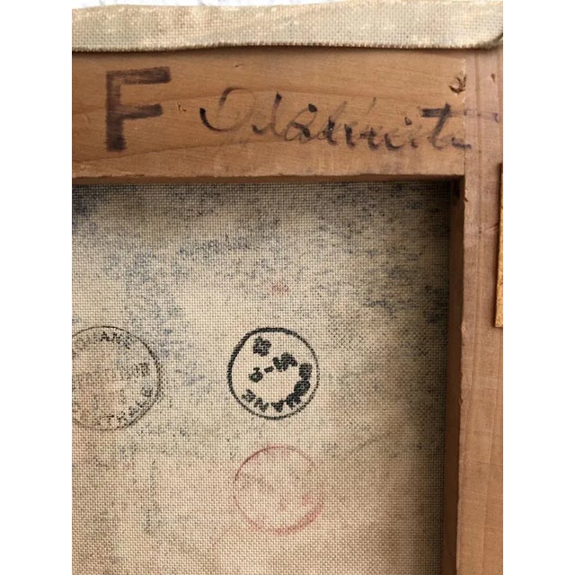 Jean-Jacques Abieniste, Le petit arbre, 1946, Oil on Canvas For Sale - Image 8 of 10