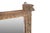 This Antique Indian Carved and Painted Teakwood Window Mirror is crafted from an authentic antique Indian window frame and...