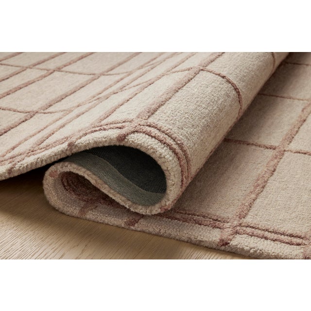 Loloi Rugs Chris Loves Julia x Loloi Bradley Rose / Blush 11'-6" x 15' Area Rug For Sale - Image 4 of 6