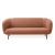 Caper 3 seater with stitches fresh peach by Warm Nordic Dimensions: D200 x W84 x H 80 cm Material: Textile upholstery,...