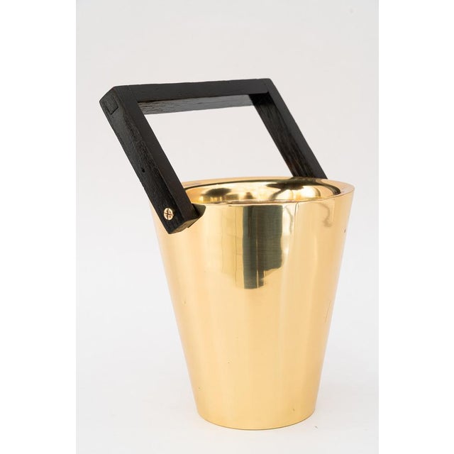Wood Art Deco Ice Bucket, Vienna, Austria, 1920s For Sale - Image 7 of 10