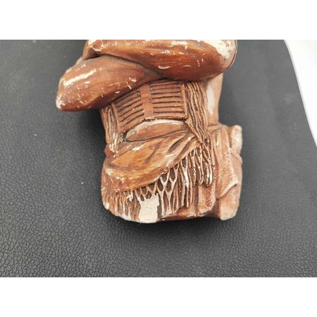 Vintage Plaster Figurine, 1970s For Sale - Image 7 of 8