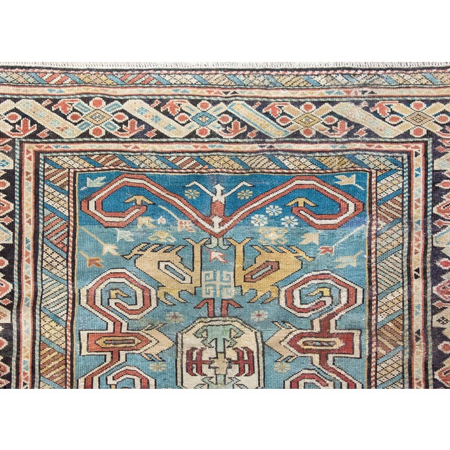 Early 20th Century Persian Shirvan Rug For Sale - Image 11 of 16