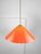Mid-Century Italian Orange Acrylic Glass and Brass Pendant Lamp from Guzzini, 1960s For Sale - Image 14 of 14
