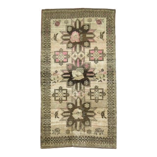 Vintage Turkish Room Size Rug - 5'11" x 9'8" For Sale