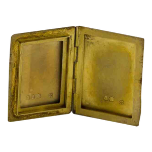 Sterling Silver Miniature Hinged Photo Box.