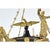 French Early 19th Century French Empire Quality Brass and Tole Chandelier For Sale - Image 3 of 12