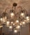 Brass Grand-Scale 1970s Smoked Glass and Brass 22-Light Waterfall Chandelier For Sale - Image 8 of 9