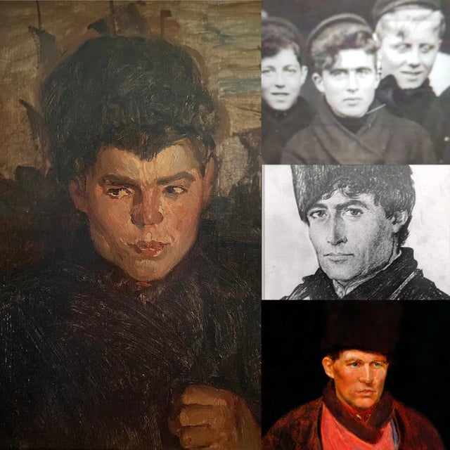 After Rudolf Gudden, Portrait of Evert 'Seek' Veerman, 1901, Oil on Panel For Sale - Image 4 of 7