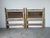 Vintage Coastal Organic Pickled Ash & Woven Rush Twin Headboards – Pair For Sale - Image 4 of 12