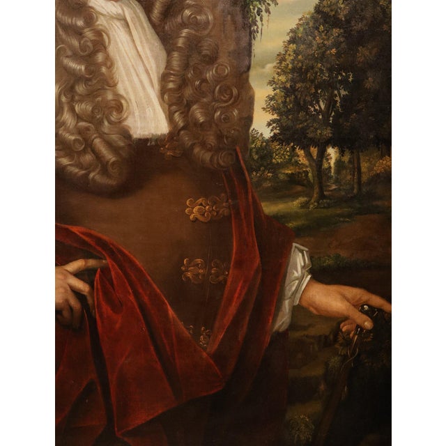 Jonathan Richardson, Portrait of Hans Sloane, 1740, Oil on Canvas, Framed For Sale - Image 6 of 16