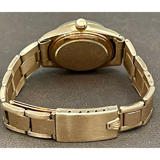 Contemporary Rolex Oyster Perpatual Lady Datejust 28 Rose Gold Fluted Bezel Watch For Sale - Image 3 of 18